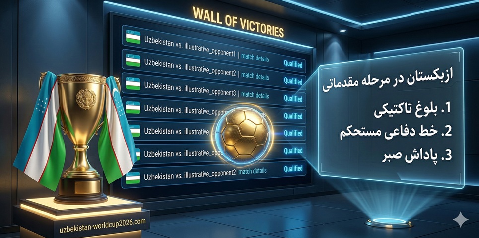 ازبکستان در مرحله مقدماتی جام جهانی 2026