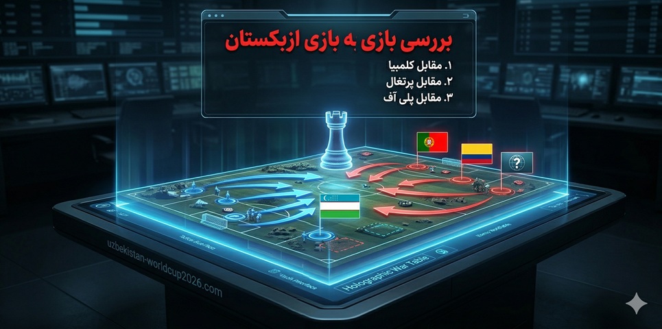 🏆بررسی بازی به بازی ازبکستان در مرحله گروهی جام جهانی 2026